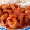 CALAMARES EN SALSA AMERICANA