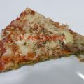 Pizza de atún con base de brócoli