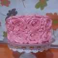 TARTA DE ROSAS PARA EL DIA DE LA MADRE