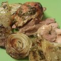 Muslo de pavo al horno
