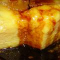 Flan de piña con queso mascarpone