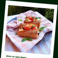 Ratatouille con mozzarella en baguette caliente