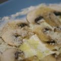 
Carpaccio de portobello con mousse de trufa