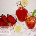 Limonada de fresa y vainilla