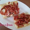 Rebanada de 3 quesos y bacon