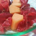 Brochetas de Melón con Cecina