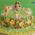 Tarta jardín encantado