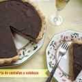 Tarta de calabaza y castañas