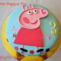 Tarta Peppa Pig plana