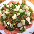 Carpaccio de pavo rúcula y parmesano con[...]