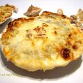 Pastel de patatas y bacalao con bechamel,[...]