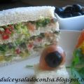 Sandwich de salmón
