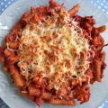 Macarrones de Espelta con Chorizo y Pollo