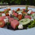 ENSALADA DE SANDÍA Y QUESO FETA
