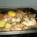 Pollo con patatas... y algo más