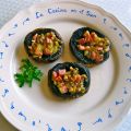 CHAMPIÑONES RELLENOS DE JAMÓN Y QUESO