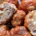 MINI ALBONDIGAS (rellenas de queso) Y Puding de[...]