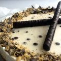 TARTA DE CREMA DE ORUJO Y CHIPS DE CHOCOLATE