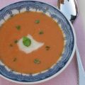 CREMA DE TOMATES ASADOS CON ALBAHACA Y QUESO DE[...]