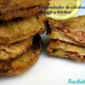Emparedados de calabacín rellenos de atún