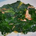 Espinacas Salteadas con Beicon