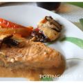 Salmón con salsa de setas