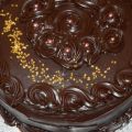 tarta de chocolate trufado
