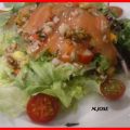 Ensalada de salmón a los cuatro quesos con[...]