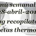 Menú semanal 116  con thermomix