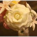 FLORES EN  PASTA DE GOMA