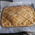 Empanada de pechuga de pollo con masa de cerveza