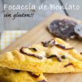Focaccia de boniato sin gluten