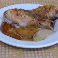 Pollo en Salsa de Kikos con Peras.
