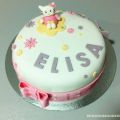 Tarta fondant Hello Kitty