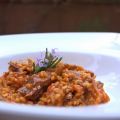 ARROZ CON SETAS Y ALCACHOFAS