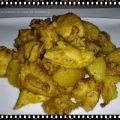 Patatas en ajopollo (con pollo)