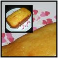 Bizcocho y cuadraditos de manzana