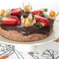 Chocolate angel food cake