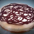 Tarta de mousse de chocolate blanco al limón