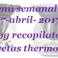 Menú semanal 114  con thermomix