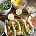 Tacos de Gambas y Mango