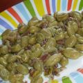 Habas Frescas Con Ajos Cebolleta Y Bacon
