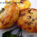 Pastelitos de tortilla al horno con chorizo