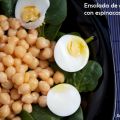 Ensalada de garbanzos con espinacas