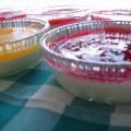 Gelatina de manzana y arándanos