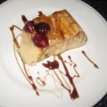Pudin fácil de vainilla con frutos rojos