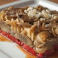 TIMBAL DE ESPIRALES CON VERDURAS ASADAS Y SETAS[...]