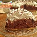 Tarta mousse de chocolate.