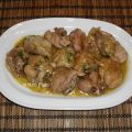 Pollo al ajillo (Thermomix)