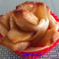 Flores de hojaldre y manzana